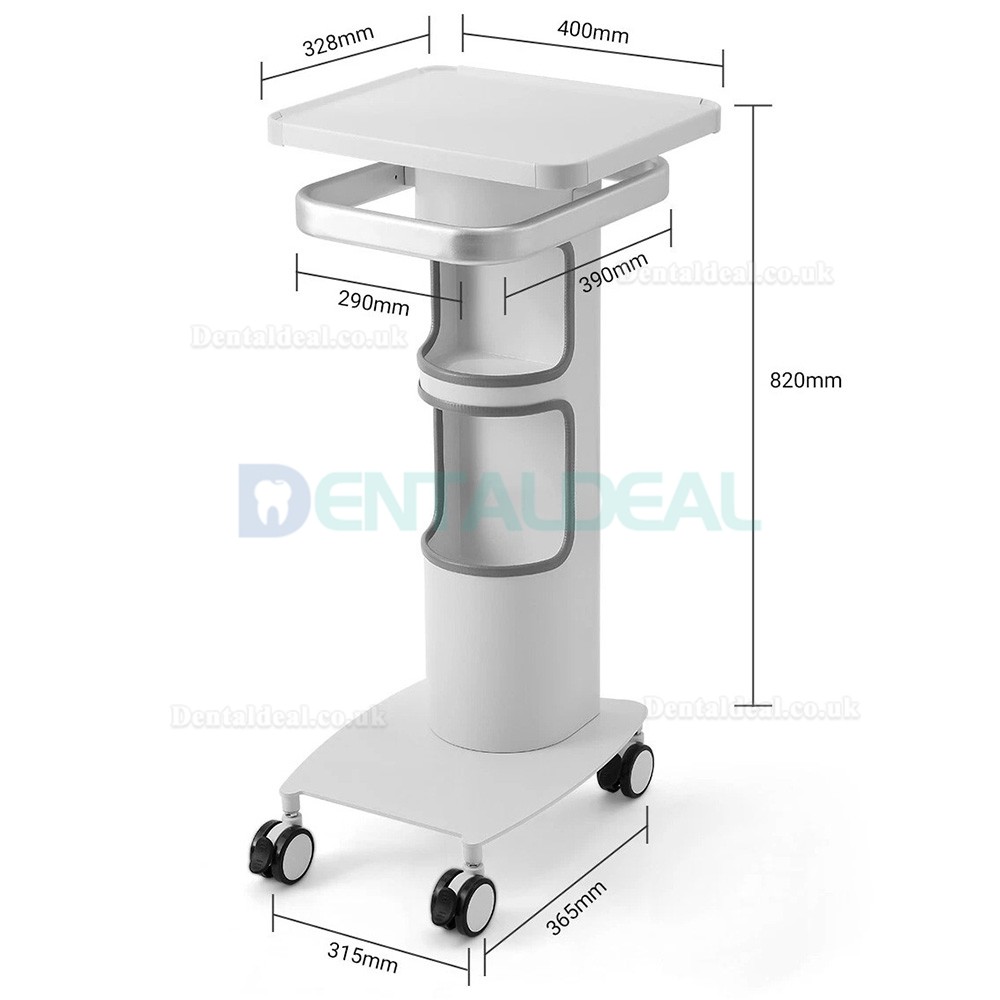Likaymo GM-1 Mobile Dental Trolley Cart with 360°Rollers Aluminum Alloy